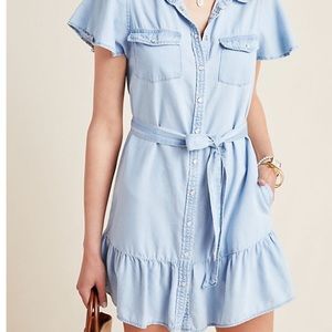 PAIGE Callan Chambray ShirtDress